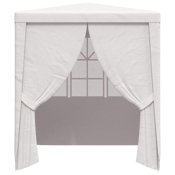 vidaXL Professional Party Tent with Side Walls 2x2 m White 90 g/m²