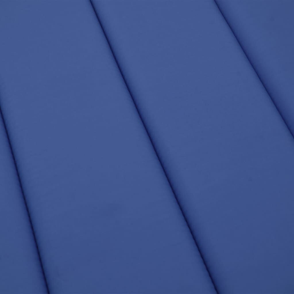 vidaXL Sun Lounger Cushion Royal Blue 200x50x3cm Oxford Fabric