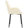 vidaXL Dining Chairs 2 pcs Cream Faux Leather