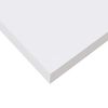 vidaXL Floating Wall Shelves 2 pcs High Gloss White 80x23.5x3.8 cm MDF