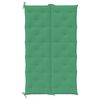 vidaXL Garden Bench Cushion Green 180x(50+50)x7cm Oxford Fabric