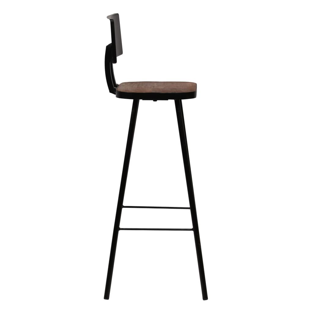 vidaXL Bar Set 3 Piece Solid Reclaimed Wood