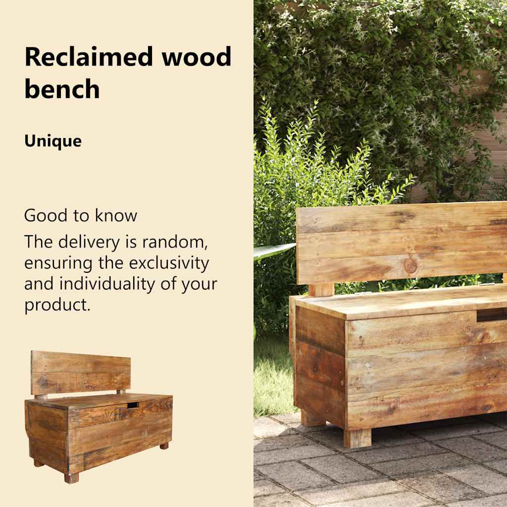 vidaXL Bench Solid Mahogany Wood 86x40x60 cm