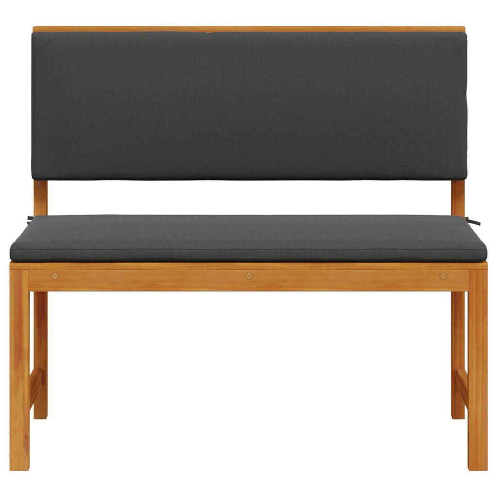 vidaXL Garden Bench Brown 100 x 50 x 91cm Solid Acacia wood