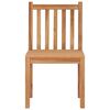 vidaXL Garden Chairs 4 pcs with Cushions Solid Teak Wood
