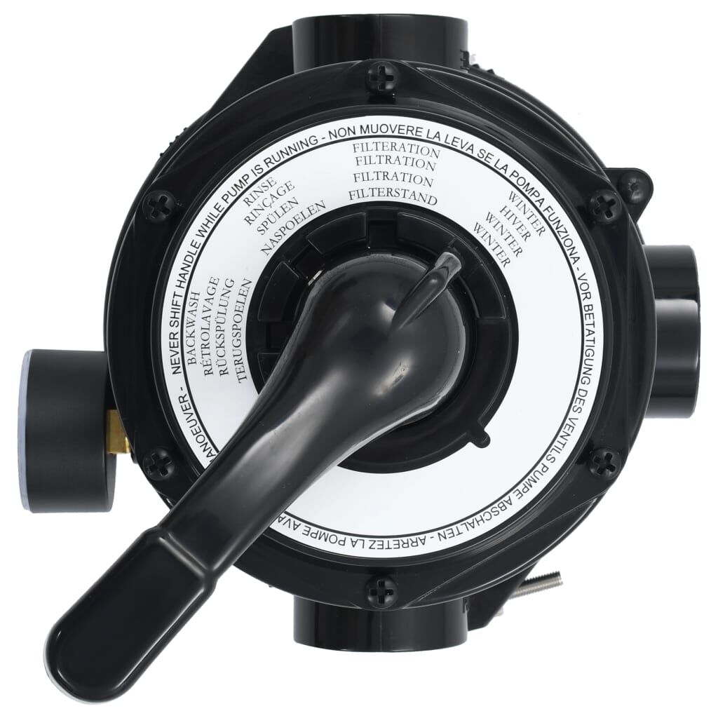 vidaXL Multiport Valve for Sand Filter ABS 1.5" 4-way
