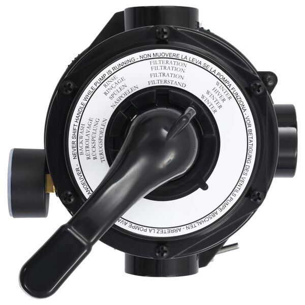 vidaXL Multiport Valve for Sand Filter ABS 1.5" 4-way