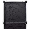 vidaXL Modular Cabinet 9 Compartments 109x36.5x143 cm Black and White