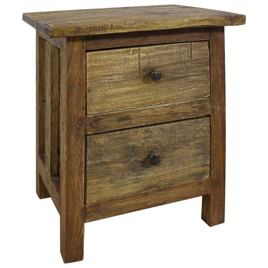 vidaXL Nightstand Solid Mahogany Wood 40x30x51 cm