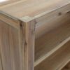 vidaXL 3-Tier Bookcase 80x30x80 cm Solid Wood Acacia