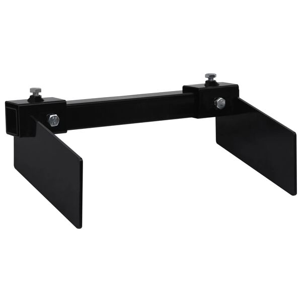 vidaXL Snow Plow Adapter for Lawn Mower Black