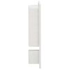vidaXL Shower Niche with 2 Compartments Matt White 41x51x10 cm