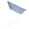 vidaXL Retractable Awning 300x150 cm Blue and White