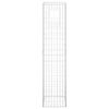 vidaXL Gabion Basket Posts 2 pcs 40x40x180 cm Iron