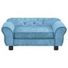 vidaXL Dog Sofa Turquoise 72x45x30 cm Plush
