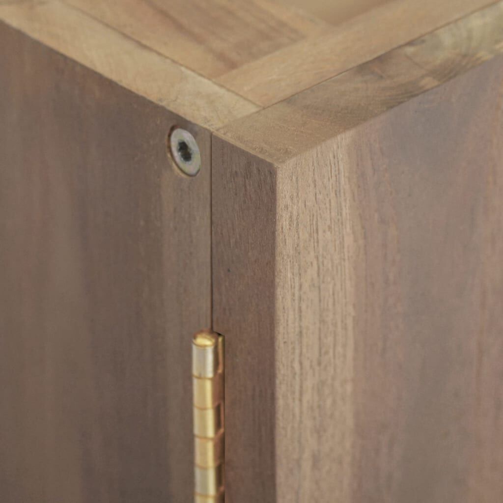 vidaXL Wall-mounted Bathroom Cabinet 90x39x40 cm Solid Wood Teak