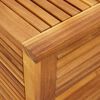 vidaXL Garden Storage Box with Louver 113x50x56 cm Solid Wood Acacia