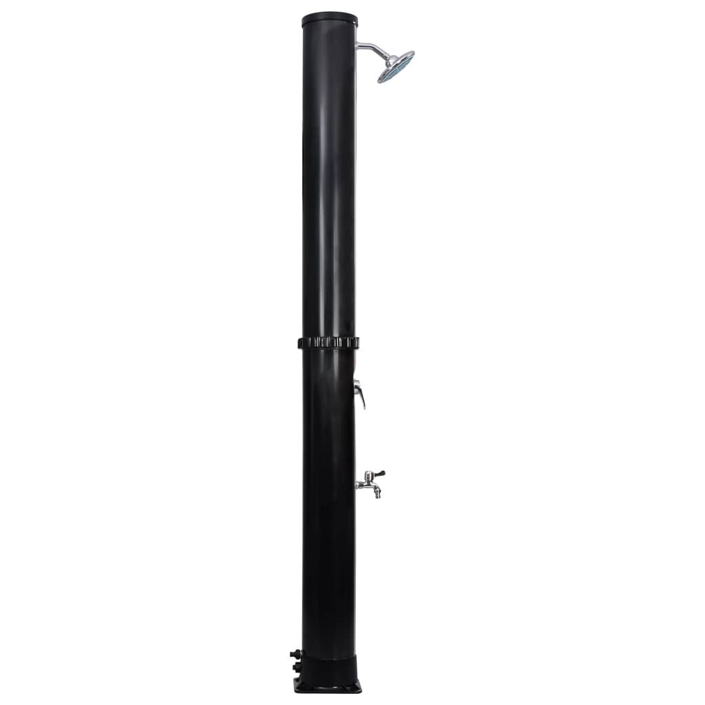 vidaXL Outdoor Solar Shower with Shower Head and Faucet 40 L