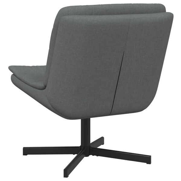 vidaXL Swivel Chair Dark Grey 63 x 75 x 76 cm Fabric
