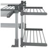 vidaXL Laundry Drying Rack 107x107x120 cm Aluminium