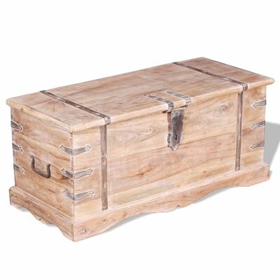 vidaXL Storage Chest Acacia Wood