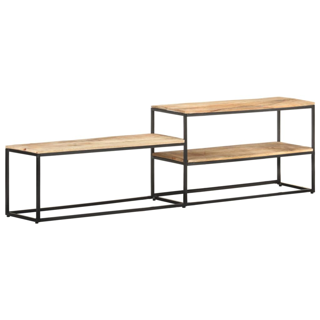 vidaXL TV Cabinet 180x30x50 cm Rough Mango Wood