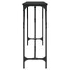 vidaXL Console Table Black 200x29x75 cm Engineered Wood