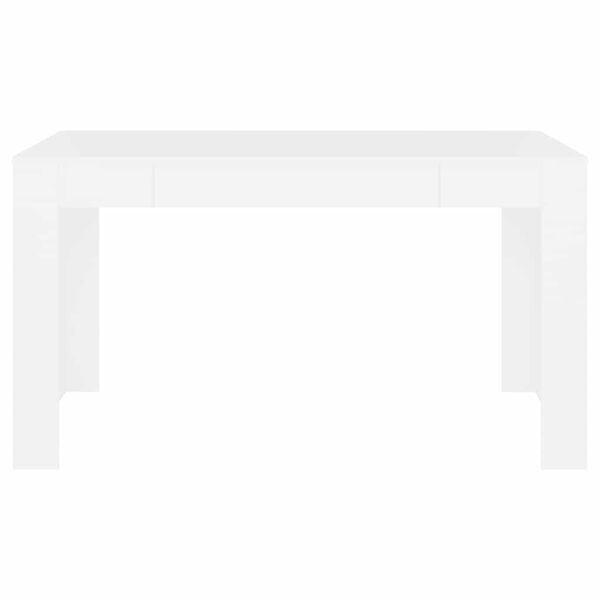 vidaXL Dining Table White 140x74.5x76 cm Engineered Wood
