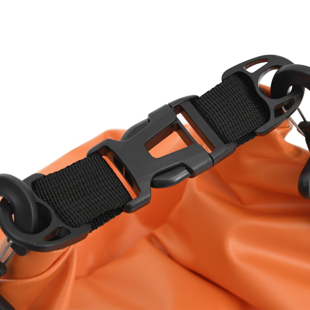 vidaXL Dry Bag with Zipper Orange 20 L PVC