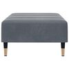 vidaXL Footstool Dark Grey 77x55x31 cm Velvet
