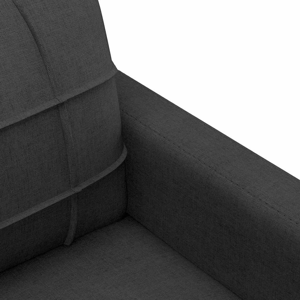 vidaXL Sofa Chair Black 60 cm Fabric