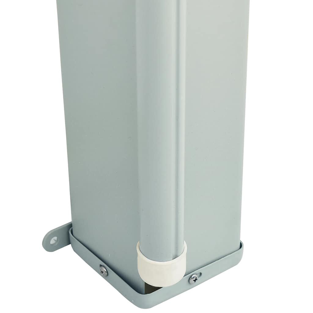 vidaXL Patio Retractable Side Awning 117x600 cm Brown