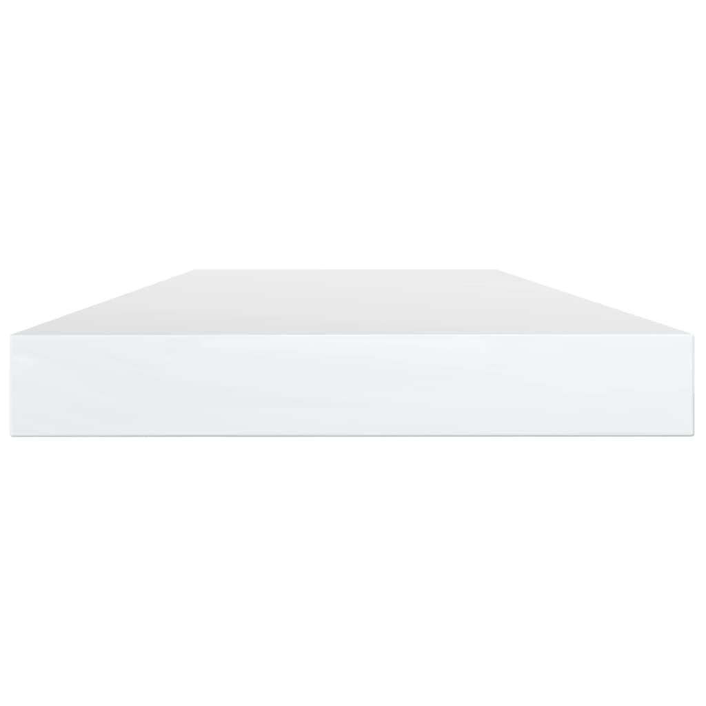 vidaXL Bookshelf Boards 8 pcs High Gloss White 40x10x1.5 cm Engineered Wood