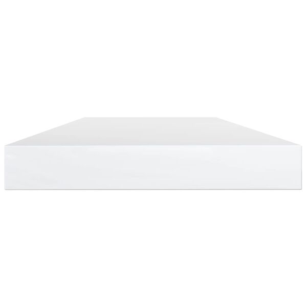 vidaXL Bookshelf Boards 8 pcs High Gloss White 40x10x1.5 cm Engineered Wood