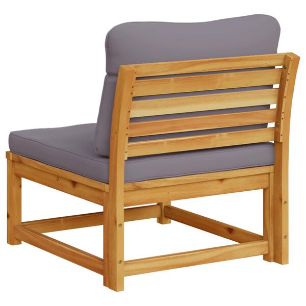vidaXL Garden Sofa with Cushions Solid Wood Acacia