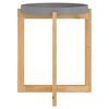 vidaXL Coffee Table Grey 41x41x48.5cm Engineered Wood&Solid Wood Pine