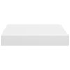 vidaXL Floating Wall Shelf White 23x23.5x3.8 cm MDF