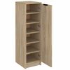 vidaXL Shoe Cabinet Sonoma Oak 30x35x100 cm Engineered Wood