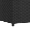 vidaXL Garden Storage Box Black 120x50x60 cm Poly Rattan
