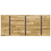 vidaXL Table Top Solid Oak Wood Rectangular 23 mm 140x60 cm