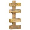 vidaXL Magazine Wall Rack 30x11x72 cm Solid Mango Wood