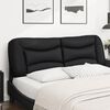vidaXL Headboard Cushion "Hvar" Black 152 cm Queen Faux Leather