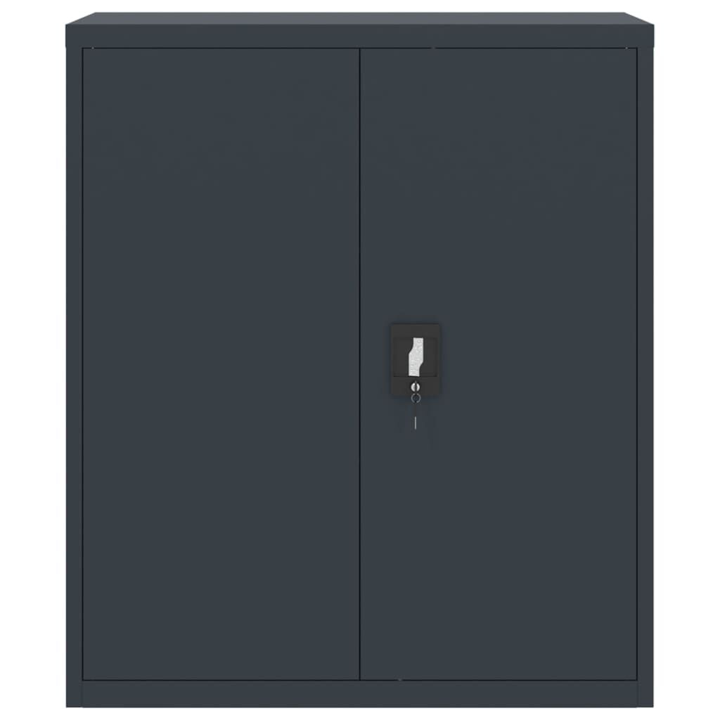vidaXL File Cabinet Anthracite 90x40x105 cm Steel