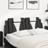 vidaXL Headboard Cushion "Viana" Black and White 152 cm Queen Faux Leather