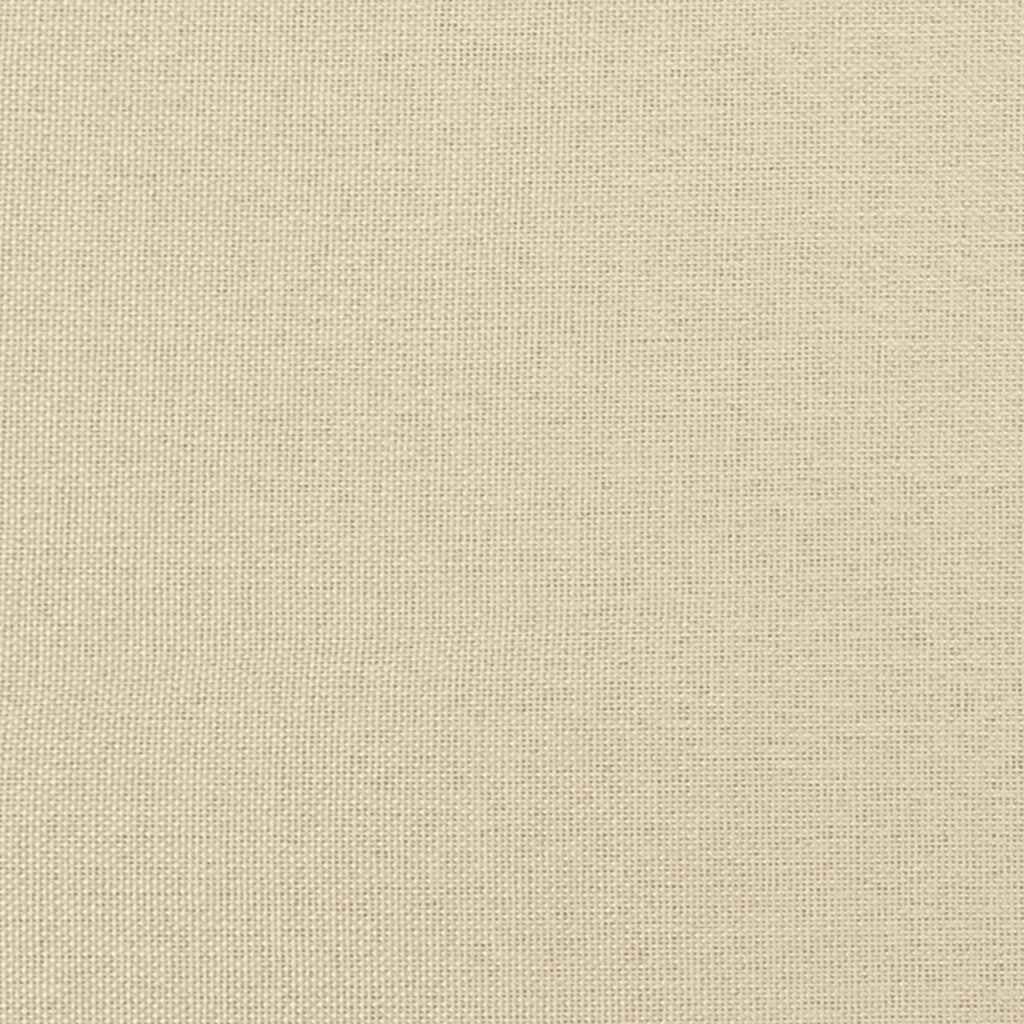 vidaXL Electric Massage Recliner Chair Cream Fabric