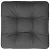 vidaXL Pallet Cushion Anthracite 58x58x10 cm Fabric