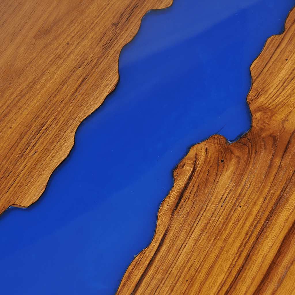 vidaXL Coffee Table Teak Resin 100x50x40 cm