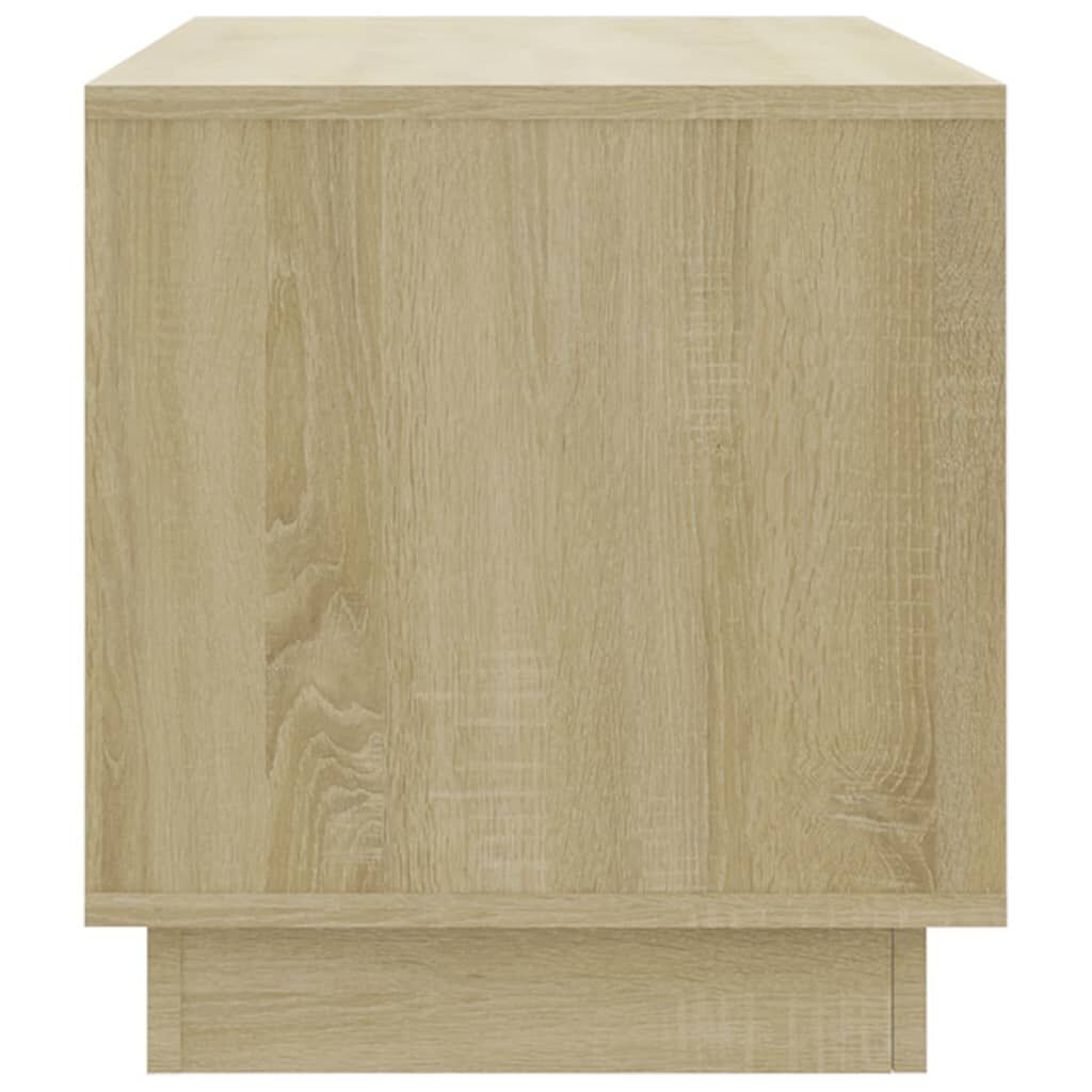 vidaXL TV Cabinet Sonoma Oak 102x41x44 cm Engineered Wood