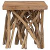 vidaXL Log Coffee Table 40x40x40 cm Mixed Recycled Wood