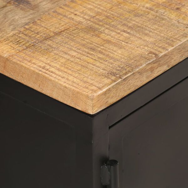 vidaXL Coffee Table 90x50x37 cm Solid Rough Mango Wood